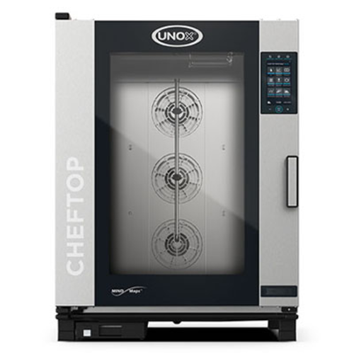 Unox XAVC-10FS-HPRM CHEFTOP Mind.maps® Half Size Combi Oven - Boiler Based, 480v/3ph-cityfoodequipment.com