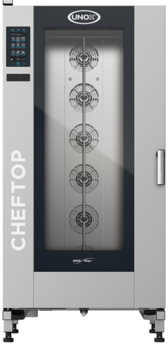Unox XAVL-2021-DPRS CHEFTOP Mind.maps® Full Size Roll In Combi Oven - Boiler Based, 208-240v/3ph-cityfoodequipment.com