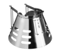 Varimixer VPSLGUARD-100-ERGO 100-qt Partially Shielded Left Bowl Guard - Stainless Steel-cityfoodequipment.com