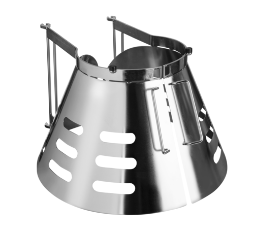 Varimixer VPSRGUARD-100-ERGO 100-qt Partially Shielded Right Bowl Guard - Stainless Steel-cityfoodequipment.com