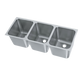 Vollrath 12123-2 (3) Compartment Undermount Sink - 14" x 12"-cityfoodequipment.com
