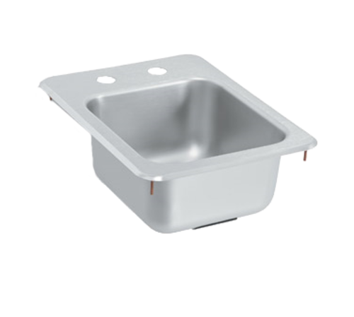 Vollrath 173-4-2 (1) Compartment Drop-in Sink - 10" x 11"-cityfoodequipment.com