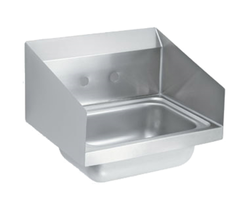 Vollrath 1410CS Wall Mount Commercial Hand Sink w/ 13 9/16"L x 9 9/16"W x 5 1/2"D Bowl, Side Splashes-cityfoodequipment.com