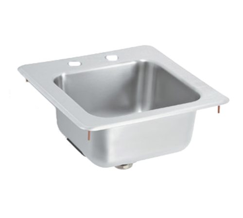 Vollrath 1554-C Drop-in Commercial Hand Sink w/ 11"L x 10"W x 6 3/16"D Bowl, Under Bar-cityfoodequipment.com