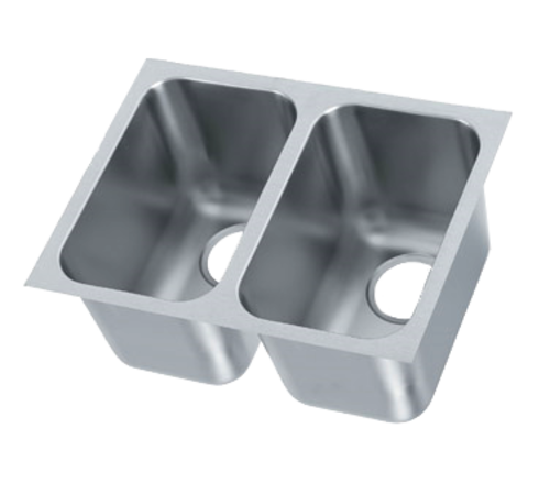 Vollrath 9102-1 (2) Compartment Undermount Sink - 14" x 9"-cityfoodequipment.com