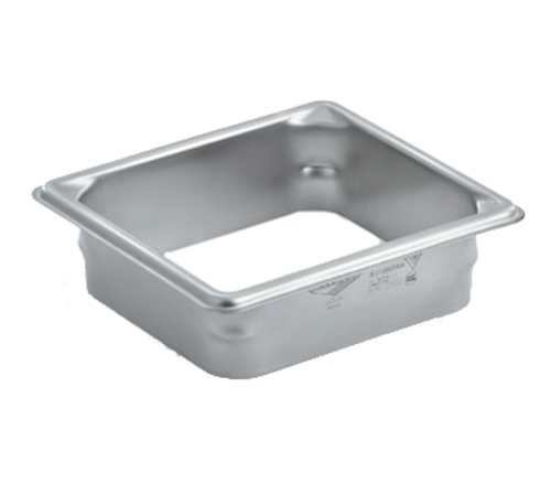 Vollrath E6WC02 1/6 Size Rectangular Garbage Waste Chute, 22 Gauge Stainless-cityfoodequipment.com