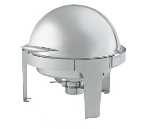 Vollrath T3505 7 qt. Round Chafer w/Roll-top Lid & Chafing Fuel Heat-cityfoodequipment.com
