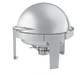 Vollrath T3505 7 qt. Round Chafer w/Roll-top Lid & Chafing Fuel Heat-cityfoodequipment.com
