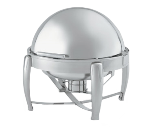 Vollrath T3605 Round Chafer w/ Roll-Top Lid & Chafing Fuel Heat-cityfoodequipment.com