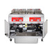 Vulcan 3ER50AF Electric Fryer - (3) 50 Lb Vats, Floor Model, 208v/3ph-cityfoodequipment.com
