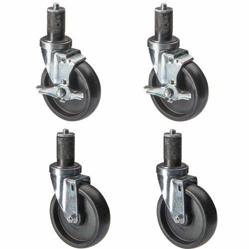 Vulcan ABC-CAST Casters W/ (2) Locking Wheels For STAND-ABC/SS-cityfoodequipment.com