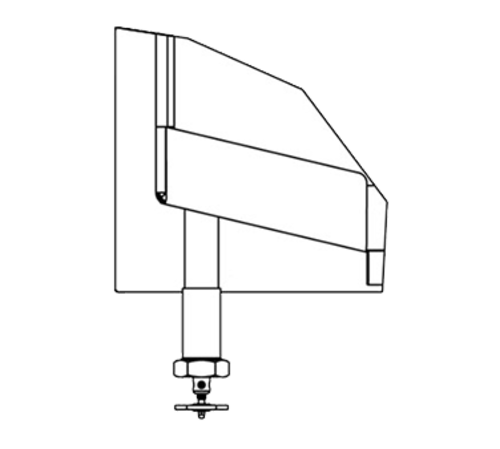 Vulcan BPDOV-1 2" Draw Off Valve, Left Front Straight W/ Strainer-cityfoodequipment.com