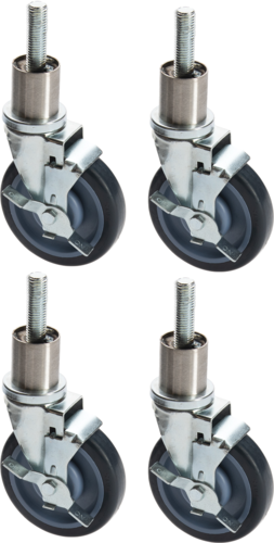 Vulcan CASTERS BP Set Of 4 Adjustable Casters W/ 2 Locking, 4" Wheels-cityfoodequipment.com