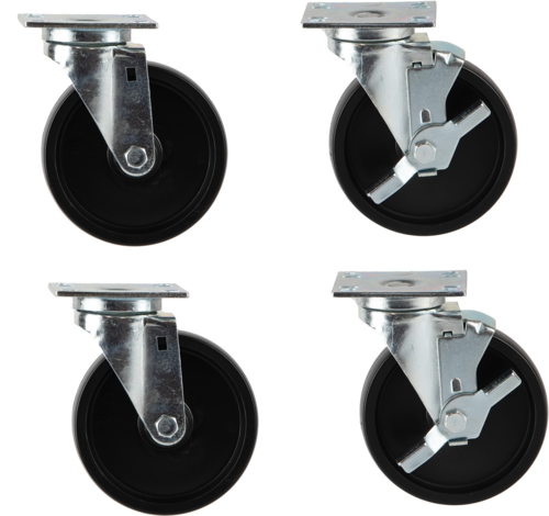 Vulcan CASTERS RR4 Casters,set Of 4 For 24 In, 36 In, 48"& 60" Ovens-cityfoodequipment.com