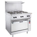 Vulcan EV36S-3HT480 36" EV Series Electric Range W/ (3) Hot Tops, 480v/1ph/3ph-cityfoodequipment.com