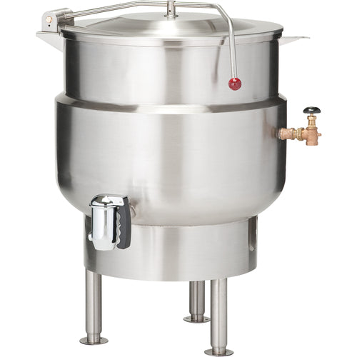 Vulcan K40DLT 40 Gal Steam Kettle - Manual Tilt, 2/3 Jacket, Direct Steam-cityfoodequipment.com