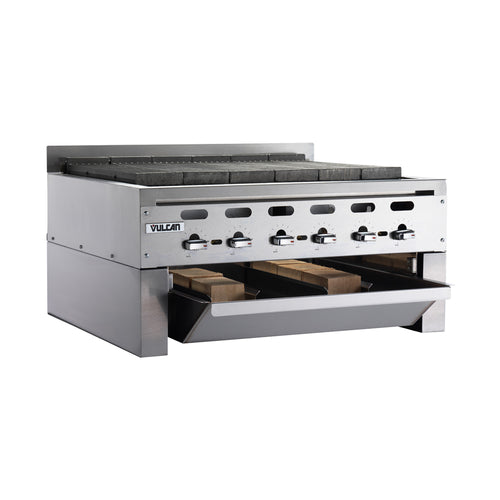 Vulcan SMOKER-VACB60 Wood Assist Achiever Smoker Base W/ (3) Grease Trays, Stainless-cityfoodequipment.com