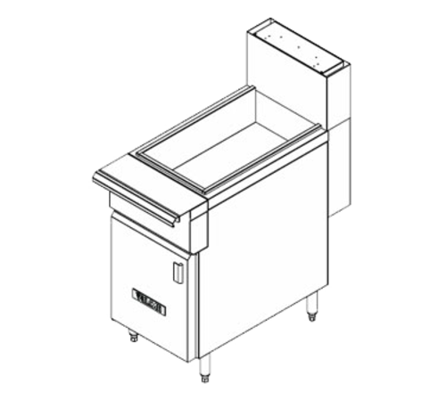 Vulcan VFDUMP 18" Floor Model Fried Food Holding Station-cityfoodequipment.com