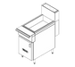 Vulcan VFDUMP 18" Floor Model Fried Food Holding Station-cityfoodequipment.com