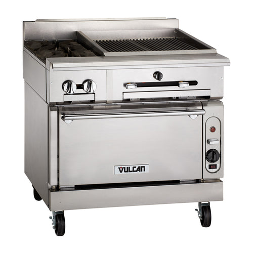 Vulcan VTC24 24" Gas Range Charbroiler - Modular, Natural Gas-cityfoodequipment.com