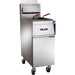 Vulcan 4TR85AF Gas Fryer - (4) 90 lb Vats, Floor Model, Natural Gas-cityfoodequipment.com