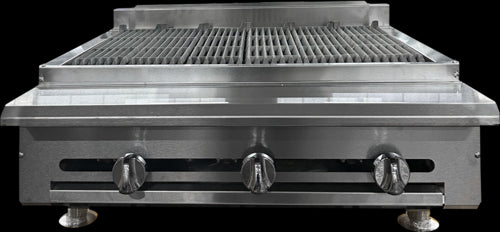 Vulcan VCBB36B 36" Gas Range w/ Full Charbroiler & Storage Base, Liquid Propane-cityfoodequipment.com