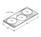 Wells 22589 Adapter Top For SMPT-27 To Hold (3) 7-qt Insets-cityfoodequipment.com