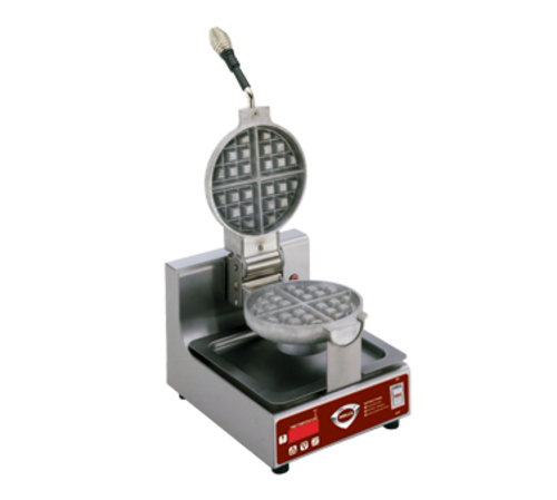 Wells BWB-1SE Single Classic Belgian Waffle Maker W/ Cast Aluminum Grid, 120v-cityfoodequipment.com