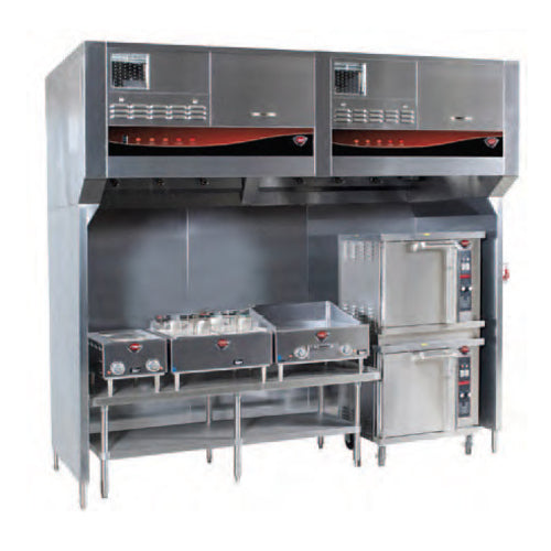 Wells WVU-96 113 9/10" Universal Ventless Hood W/ 4 Stage Filtration, 208-240v/1ph-cityfoodequipment.com