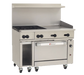 Wolf C48C-4B24GT 48" 4 Burner Gas Range W/ Griddle & Convection Oven, Natural Gas-cityfoodequipment.com
