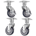 Wolf CASTERS-PLATEMNT 6" Adjustable Caster For WF Series Gas Fryer, (2) W/ Brakes-cityfoodequipment.com