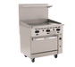 Wolf C36S-36G 36" Gas Range W/ Full Griddle & Standard Oven, Natural Gas-cityfoodequipment.com