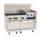 Wolf C60SC-6B24GB 60" 6 Burner Gas Range W/ Standard & Convection Oven, Natural Gas-cityfoodequipment.com