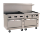 Wolf C72SS-6B36G 72" 6 Burner Gas Range W/ Griddle & (2) Standard Ovens, Natural Gas-cityfoodequipment.com
