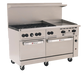 Wolf C60SS-6B24G 60" 6 Burner Gas Range w/ Griddle & (2) Standard Ovens, Natural Gas-cityfoodequipment.com