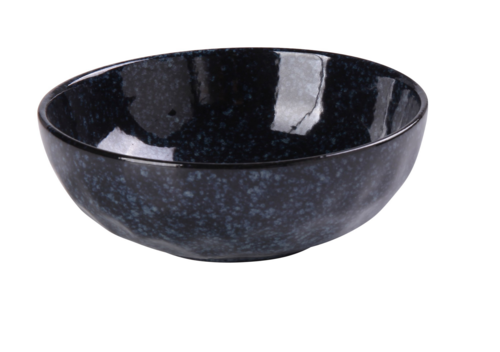 Yanco BL-806 10 oz Round Nappie Bowl - Ceramic, Blue Star-cityfoodequipment.com