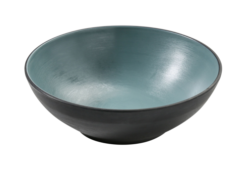 Yanco BM-407TL 24 Oz Round Melamine Cereal/salad Bowl, Teal-cityfoodequipment.com