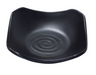 Yanco BP-0103 4 Oz Square Melamine Dish, Black-cityfoodequipment.com
