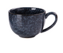 Yanco BL-001 8 Oz Coffee Cup - Ceramic, Blue Star-cityfoodequipment.com