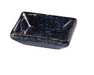 Yanco BL-4030 1 Oz Rectangular Sauce Dish - Ceramic, Blue Star-cityfoodequipment.com