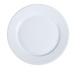 Yanco AC-21 12" Round Dinner Plate - Porcelain, Super White-cityfoodequipment.com