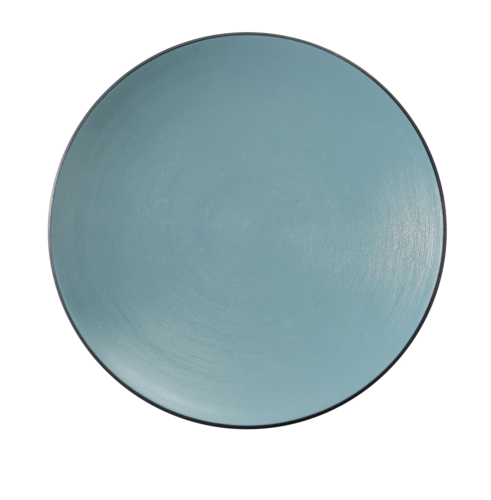 Yanco BM-110TL 10 1/4" Round Melamine Dinner Plate, Teal-cityfoodequipment.com