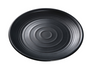 Yanco BP-1011 10 1/2" Round Melamine Plate, Black-cityfoodequipment.com