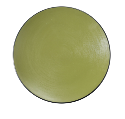 Yanco BM-107GR 7 1/2" Round Melamine Dinner Plate, Green-cityfoodequipment.com