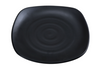 Yanco BP-1113 13 1/4" Square Melamine Plate, Black-cityfoodequipment.com
