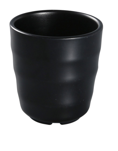 Yanco BP-9305 7 Oz Melamine Tea Cup, Black-cityfoodequipment.com