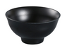 Yanco BP-3004 7 Oz Round Melamine Rice Bowl, Black-cityfoodequipment.com