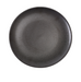 Yanco DB-107 7" Round Diamond Black Plate - Porcelain, Black-cityfoodequipment.com