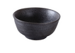 Yanco DB-3005 10 Oz Round Diamond Black Rice Bowl - Porcelain, Black-cityfoodequipment.com