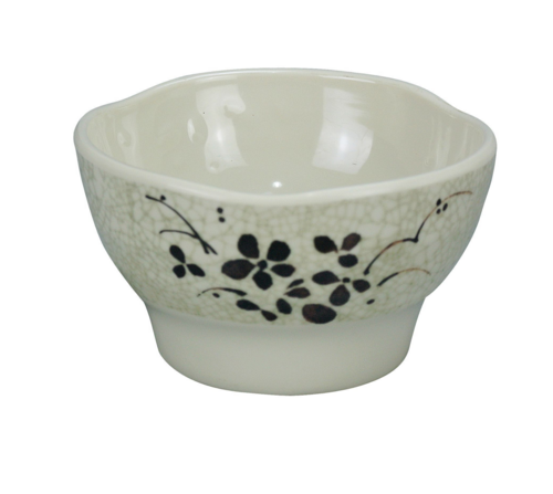 Yanco HO-3704 8 Oz Round Melamine Rice Bowl, Beige-cityfoodequipment.com